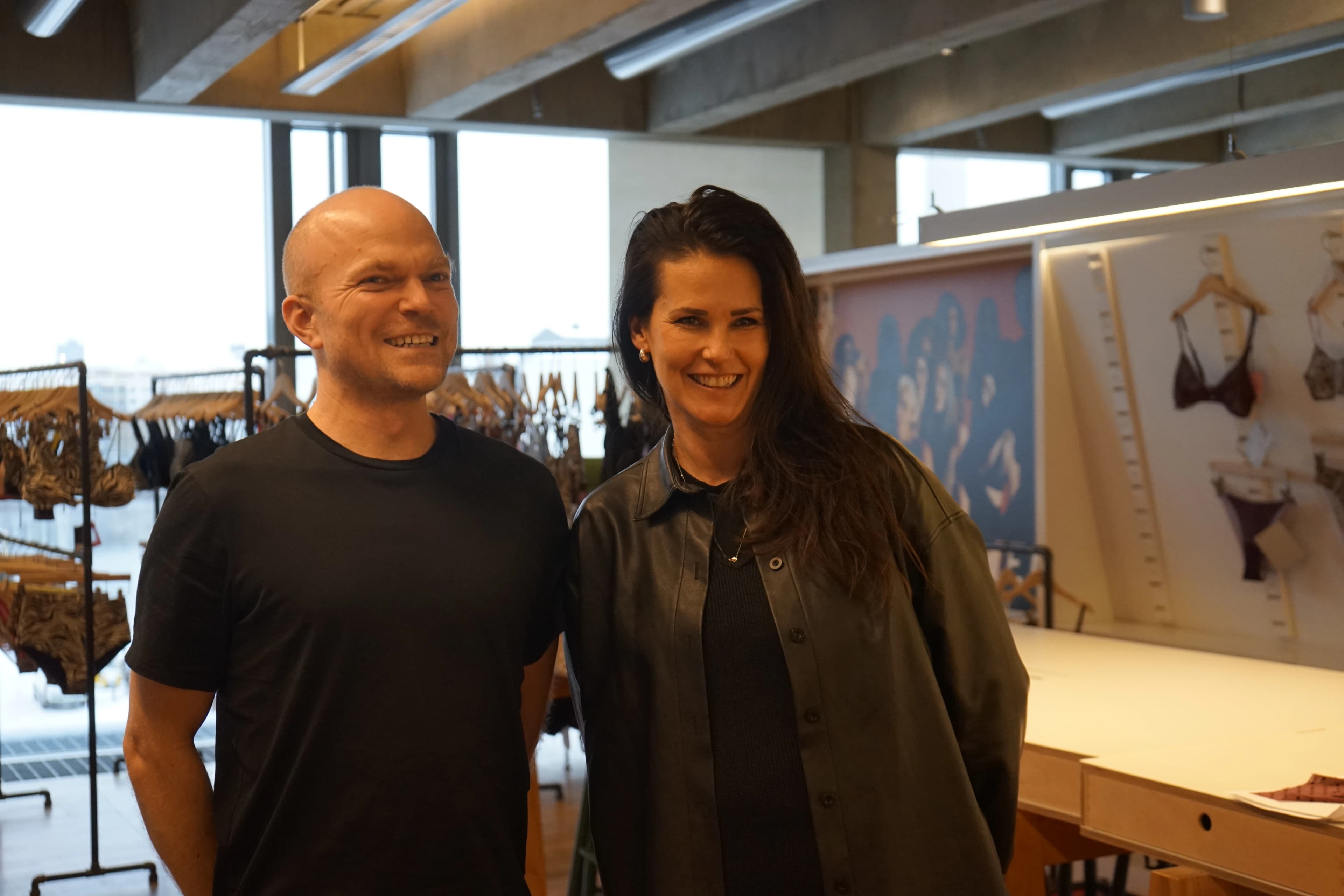 Founders of Understatement Underwear, a fashion e-commerce brand that uses Pango for automated deliveries and returns.