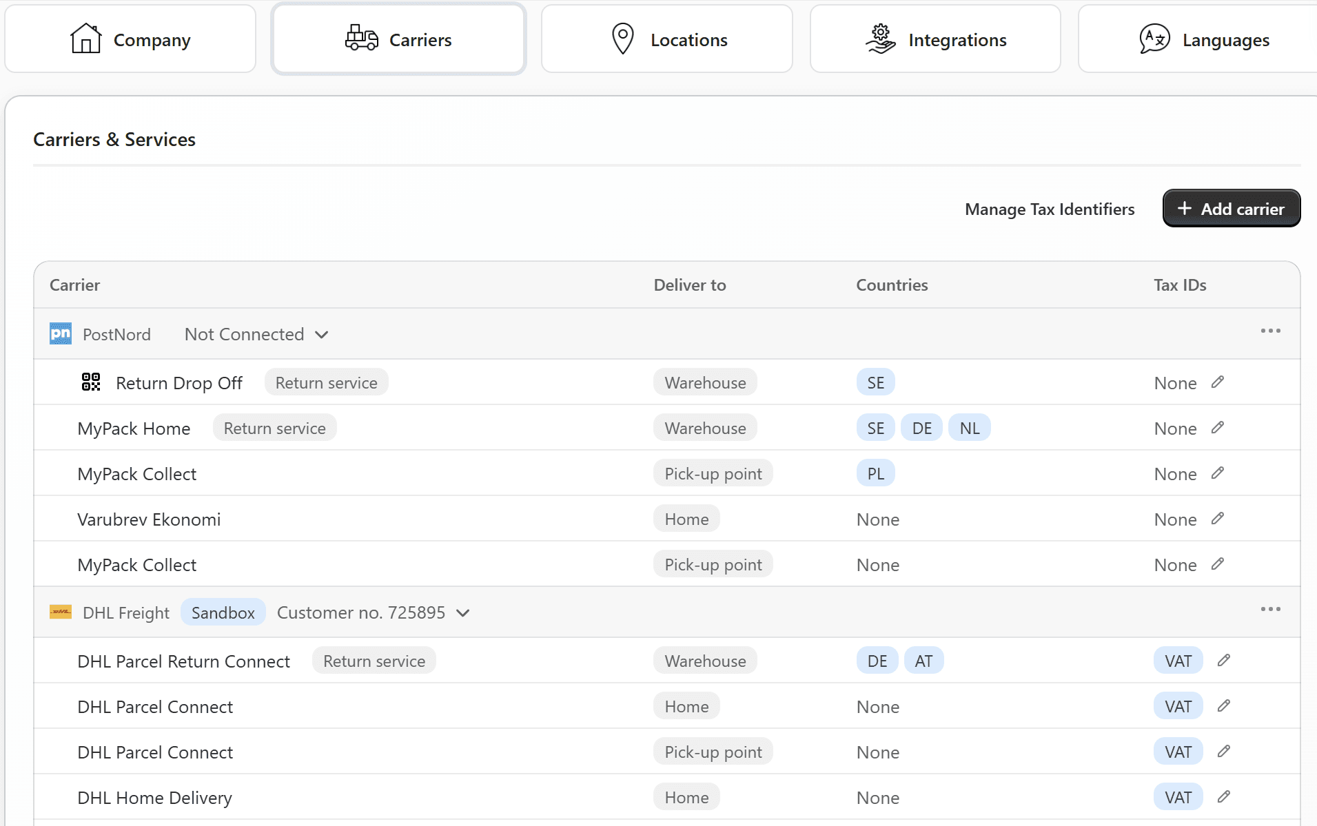 pango-multi-carrier-integration-dashboard